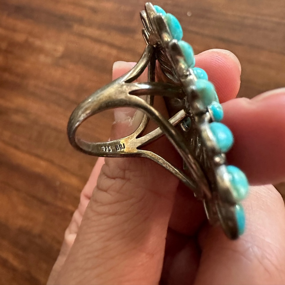 Turquoise Statement Ring - Picture 4 of 4